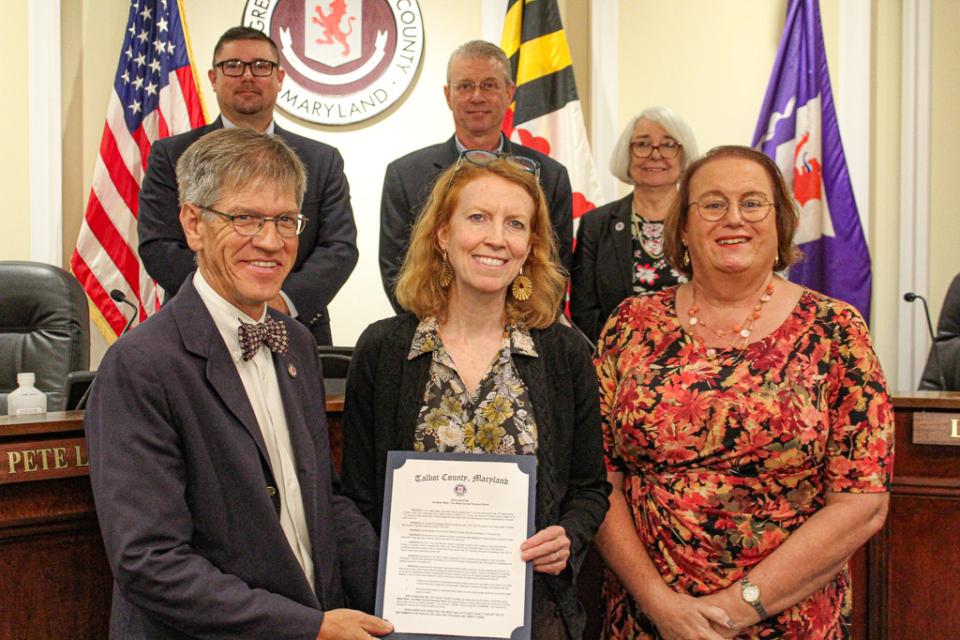 For All Seasons’s Katie Theeke, Vice President of Marketing and Communications, and Tina Jones, Chief Financial Officer, accepted a proclamation that designates September 2023 as Suicide Prevention Month.