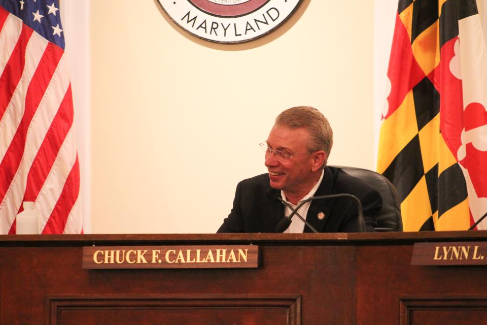 The recognition for Mr. Callahan came as a surprise and was a special moment for the Council President during Tuesday’s meeting.